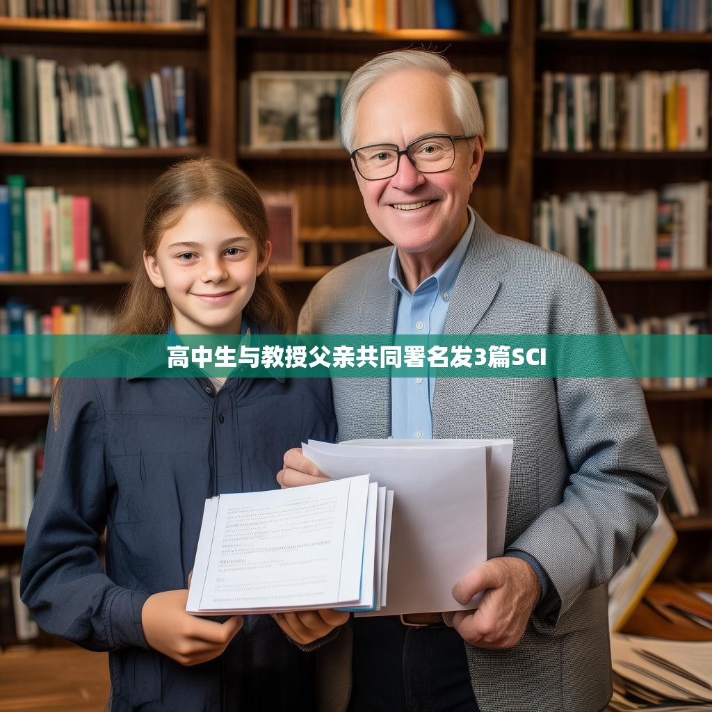 高中生与教授父亲共同署名发3篇SCI