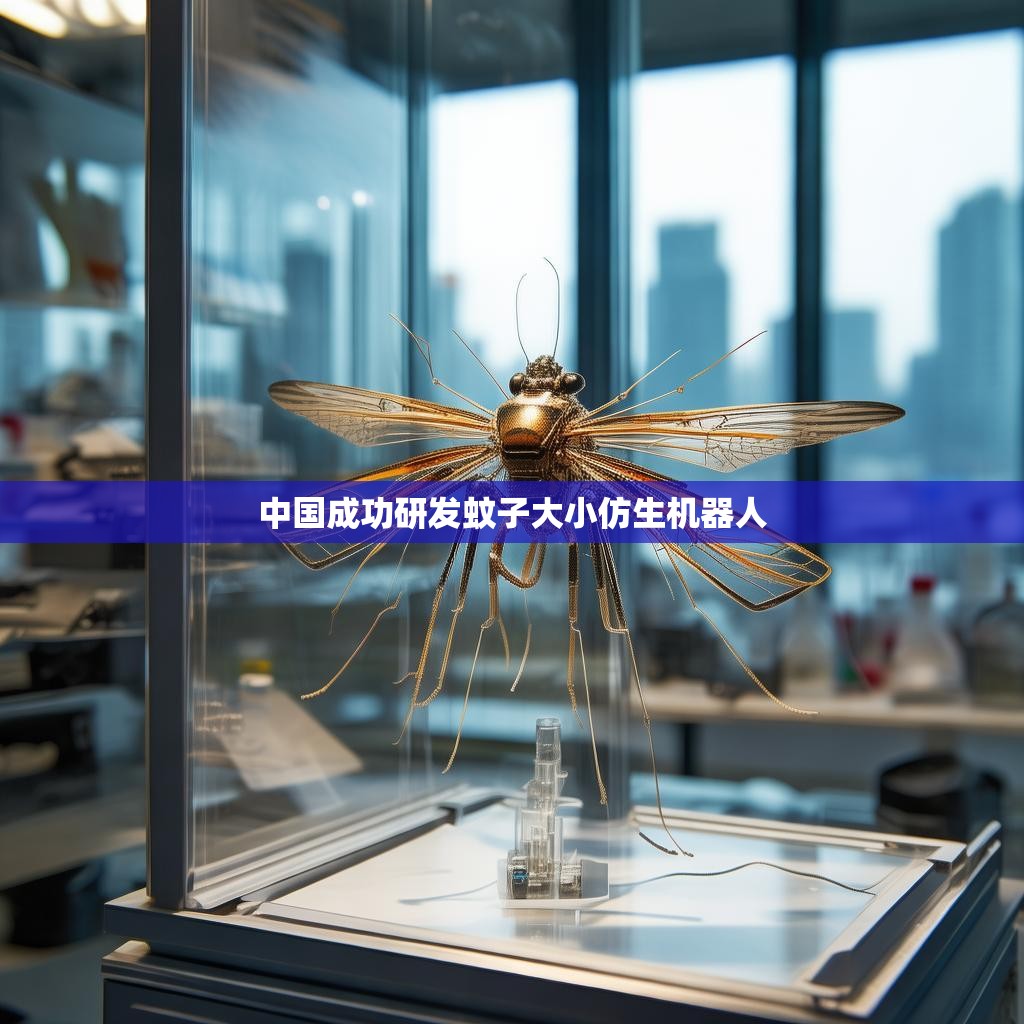 中国成功研发蚊子大小仿生机器人
