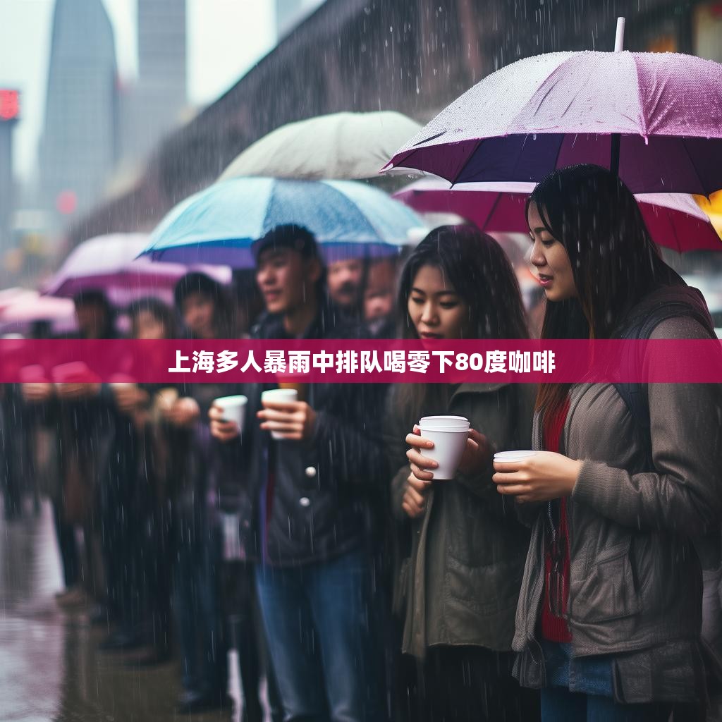 上海多人暴雨中排队喝零下80度咖啡