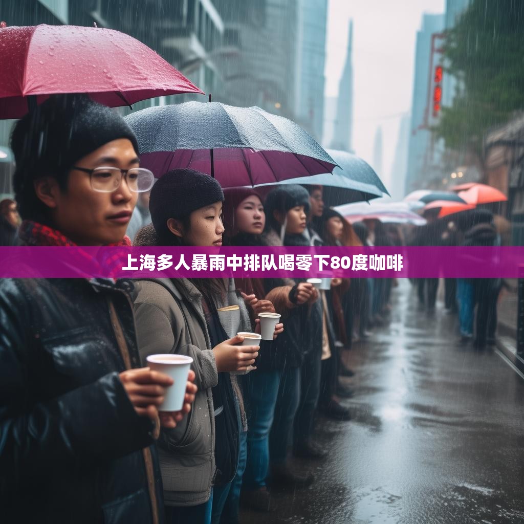 上海多人暴雨中排队喝零下80度咖啡