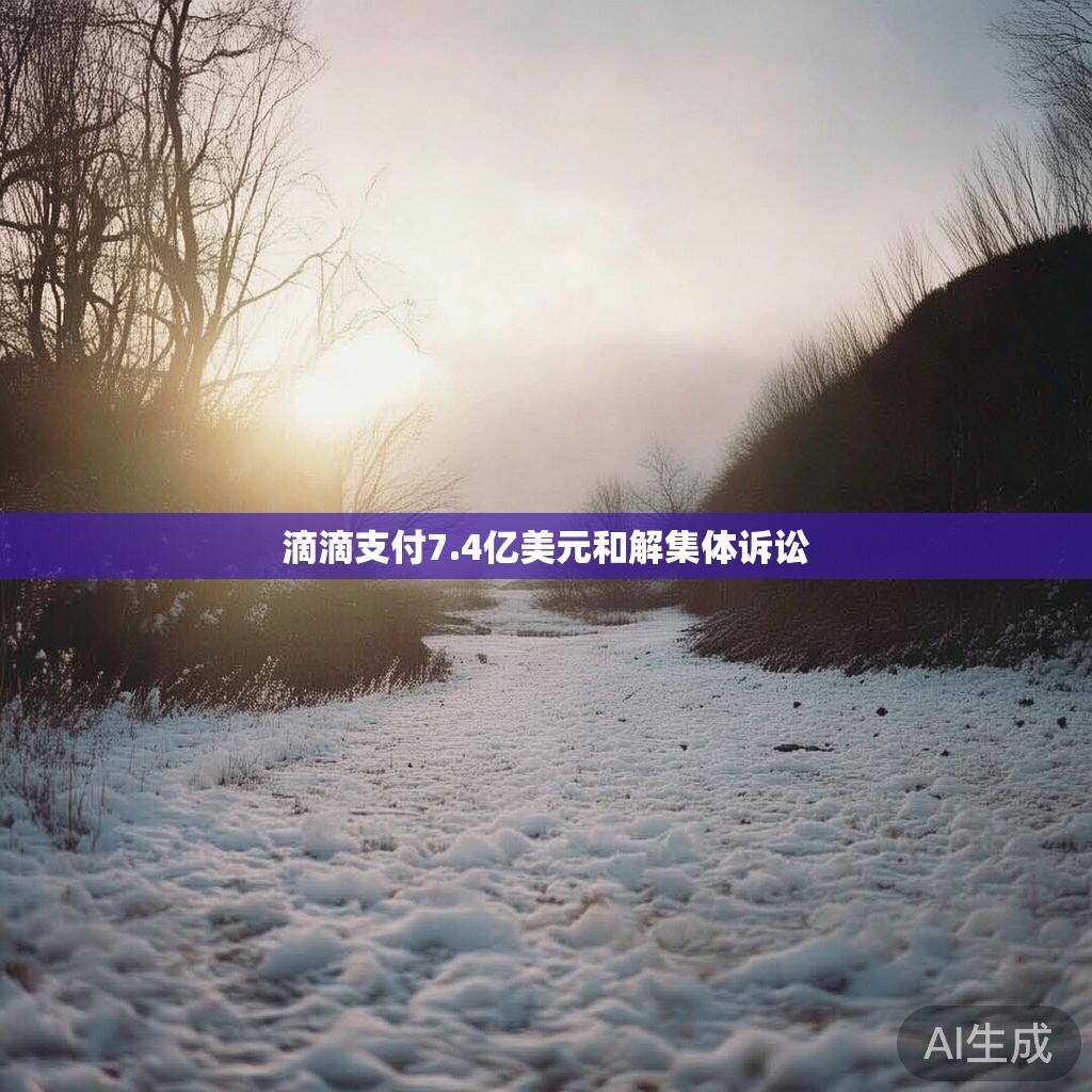 滴滴支付7.4亿美元和解集体诉讼