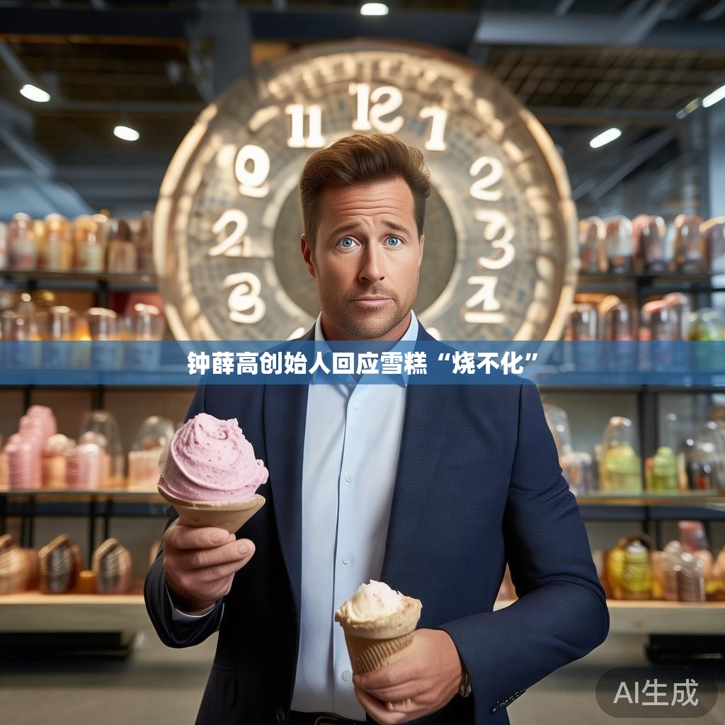 钟薛高创始人回应雪糕“烧不化” 钟薛高创始人回应雪糕“烧不化”