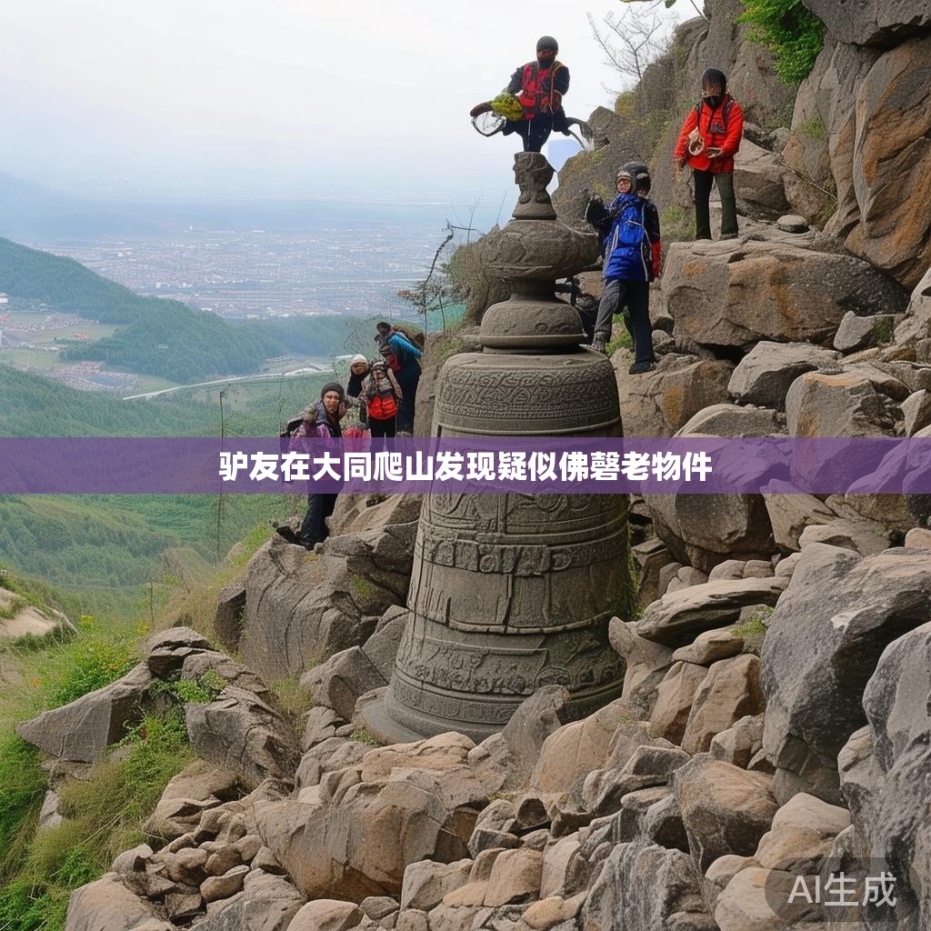 探索之旅的珍贵发现 驴友在大同山中探险发现疑似佛磬老物件