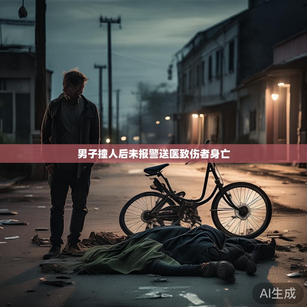 男子撞人后未报警送医致伤者身亡 男子撞人后未报警送医致伤者身亡