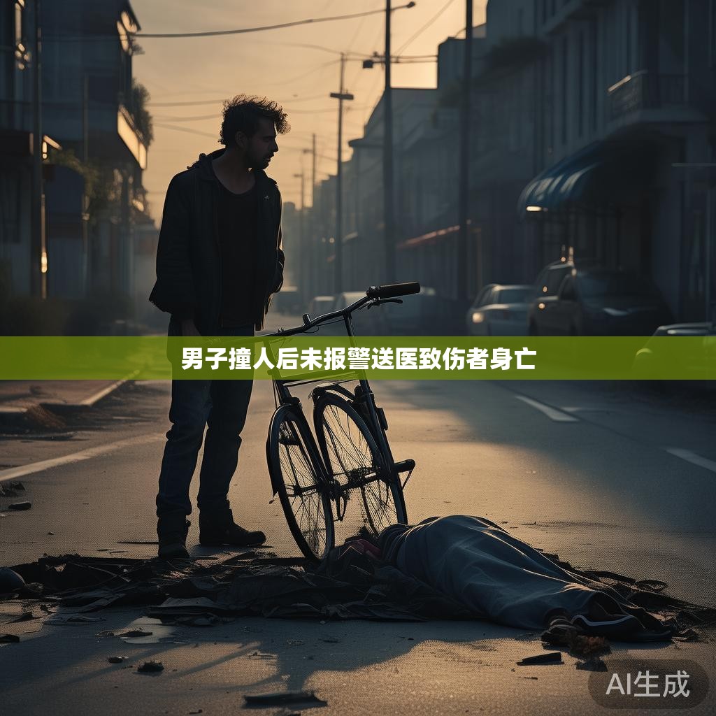 男子撞人后未报警送医致伤者身亡 男子撞人后未报警送医致伤者身亡