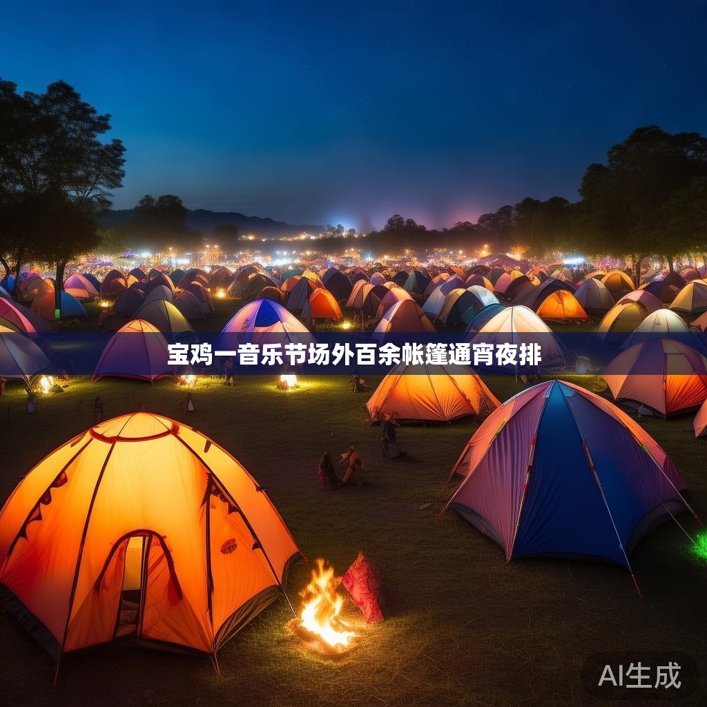 宝鸡一音乐节场外百余帐篷通宵夜排 宝鸡一音乐节场外百余帐篷通宵夜排