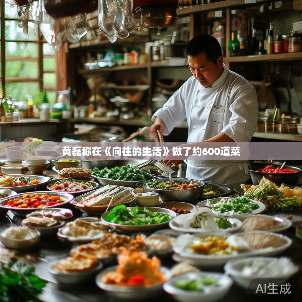 黄磊的厨艺风采 黄磊在《向往的生活》中制作了约600道佳肴
