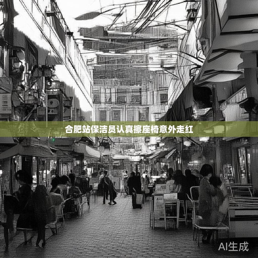 合肥站保洁员认真擦座椅意外走红 合肥站保洁员认真擦座椅意外走红