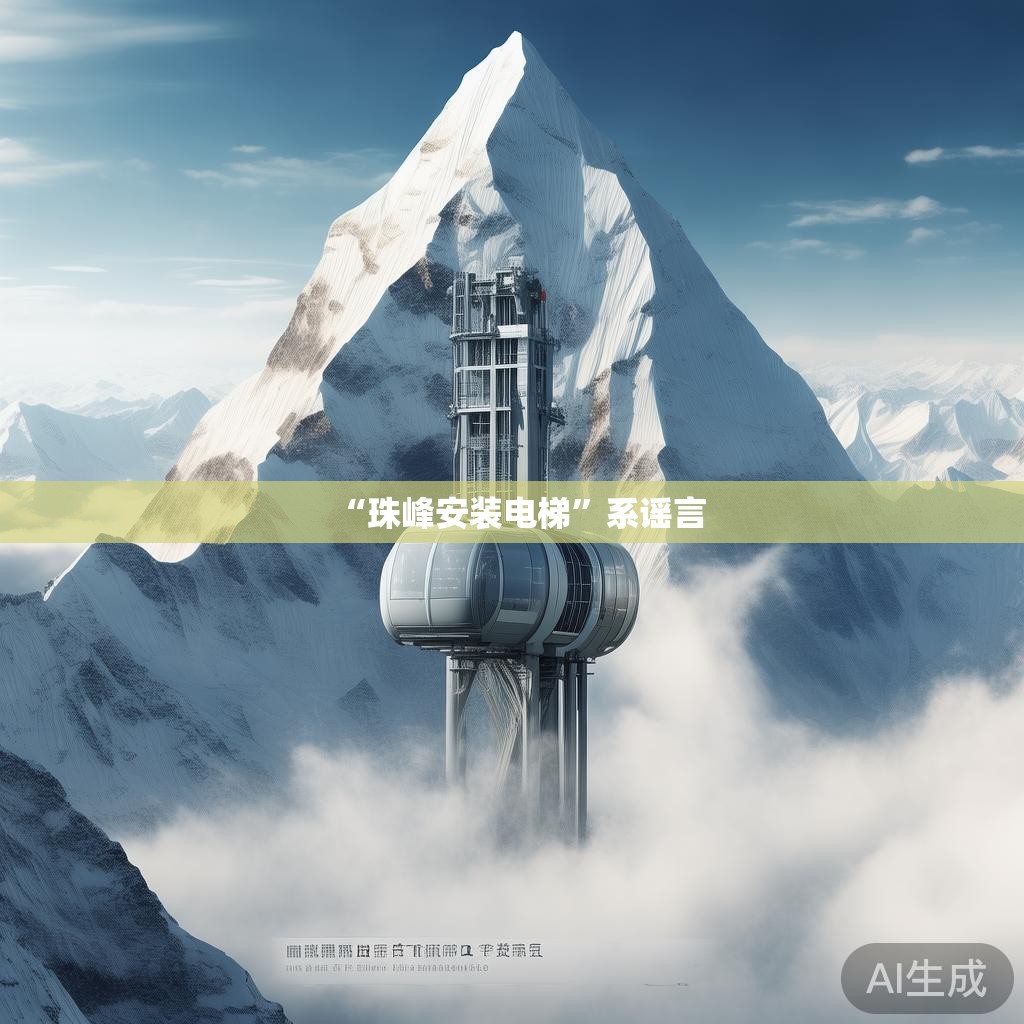 “珠峰安装电梯”系谣言