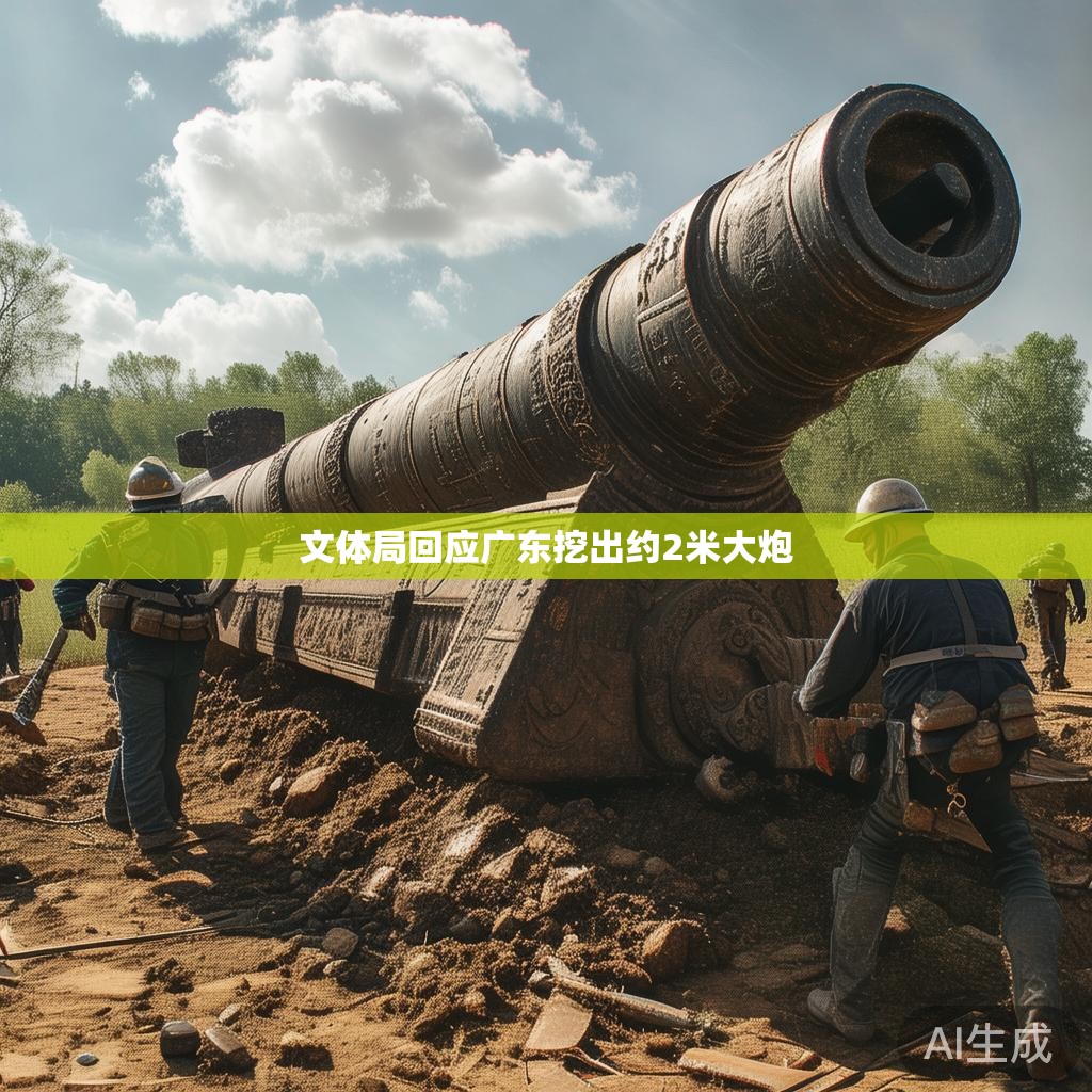 文体局回应广东挖出约2米大炮