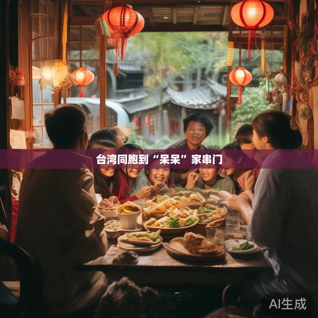 台湾同胞到“呆呆”家串门