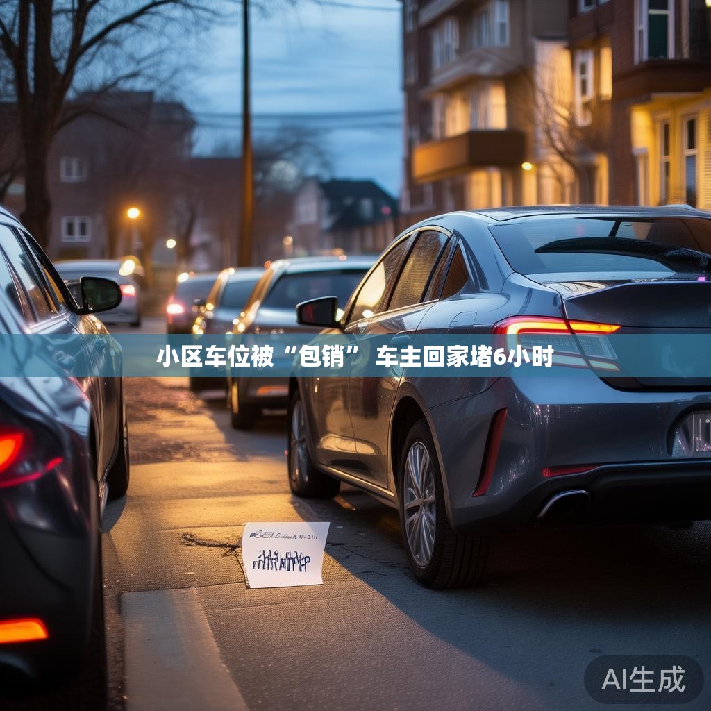 小区车位被“包销” 车主回家堵6小时