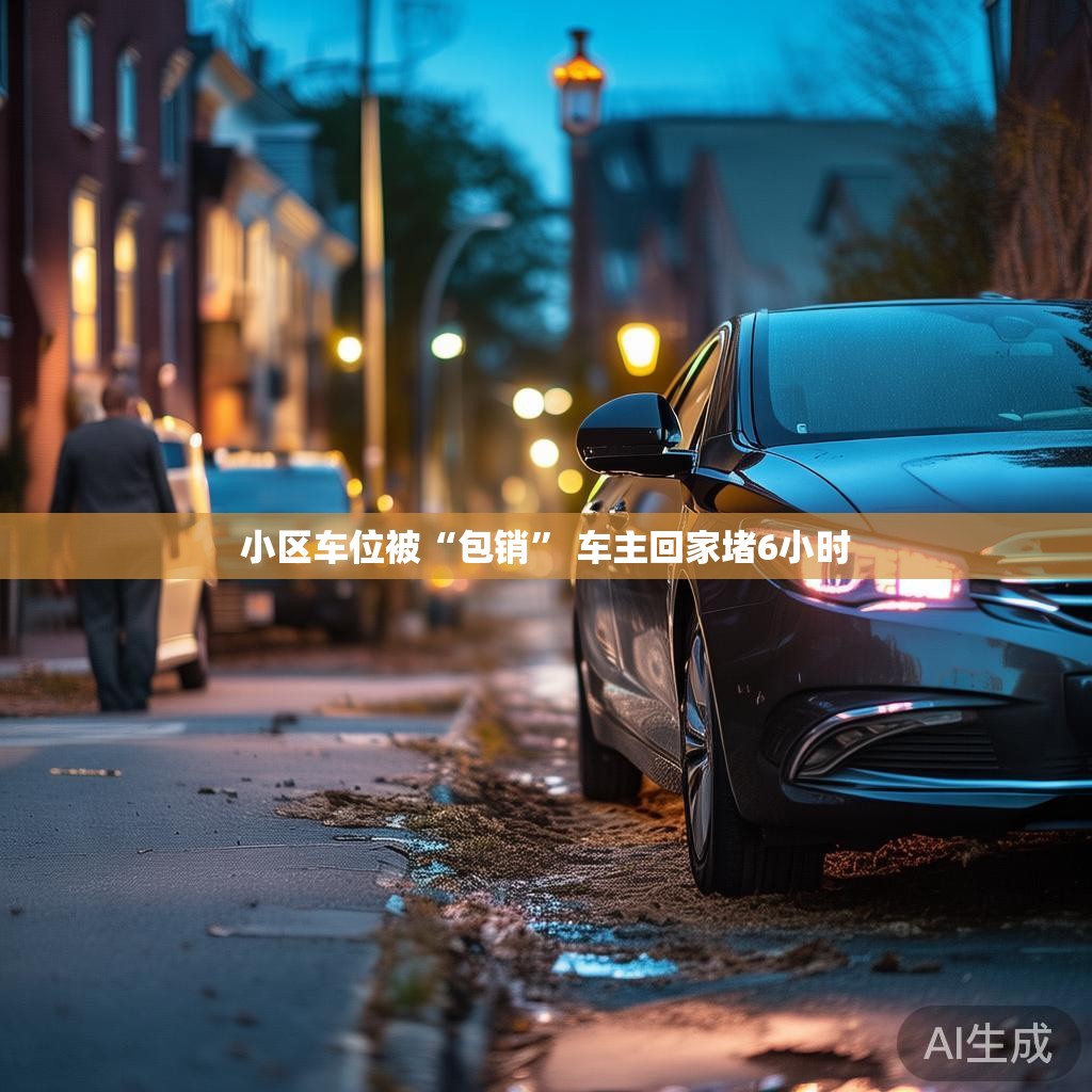 小区车位被“包销” 车主回家堵6小时