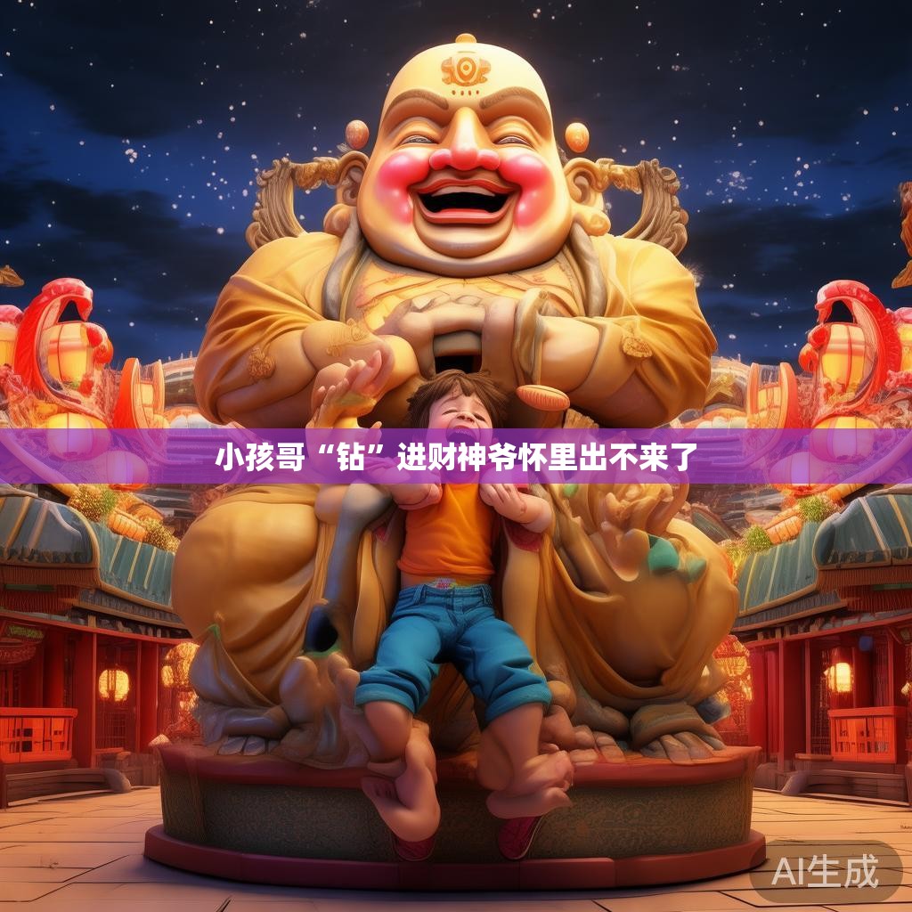 小孩哥意外陷入财神爷的宝座，无法自拔
