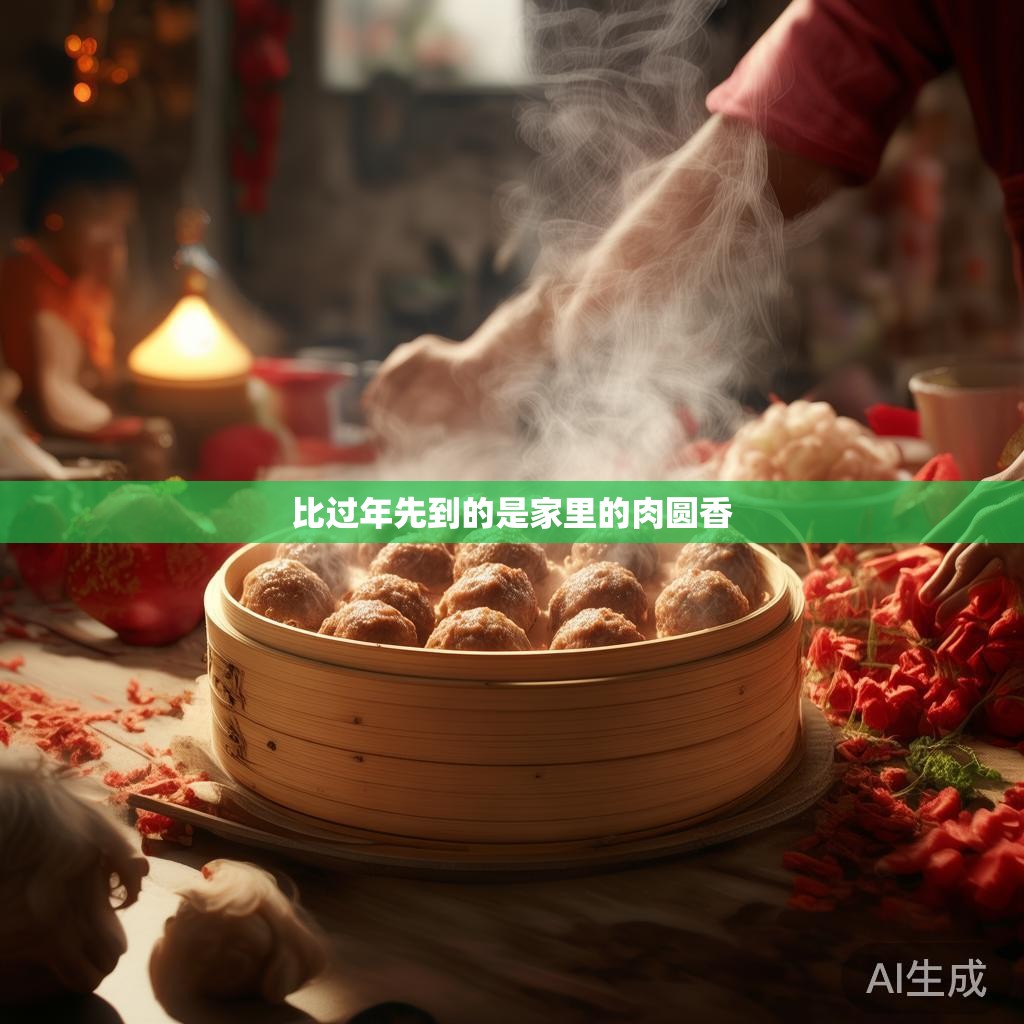 家的温馨，肉圆香气四溢