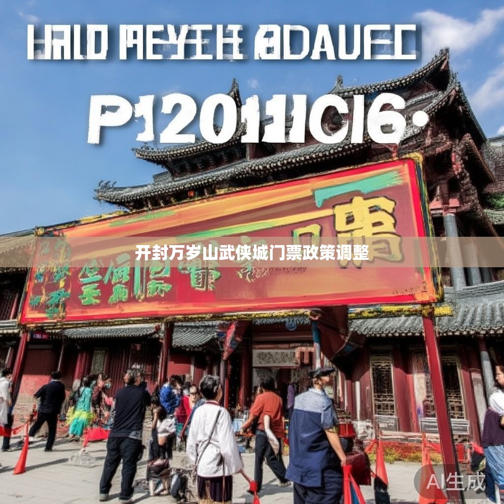 开封万岁山武侠城门票政策调整公告示意