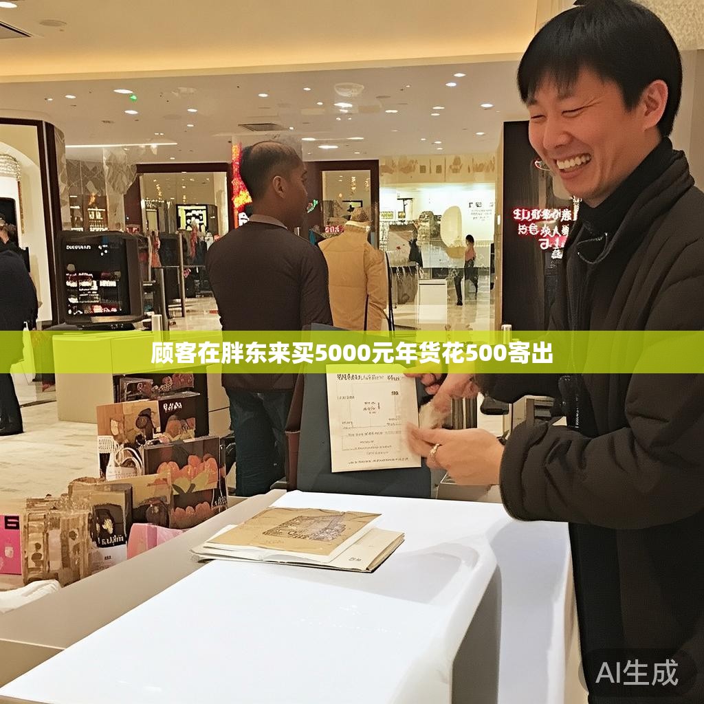 顾客在胖东来欢乐购物并享受优惠寄送服务