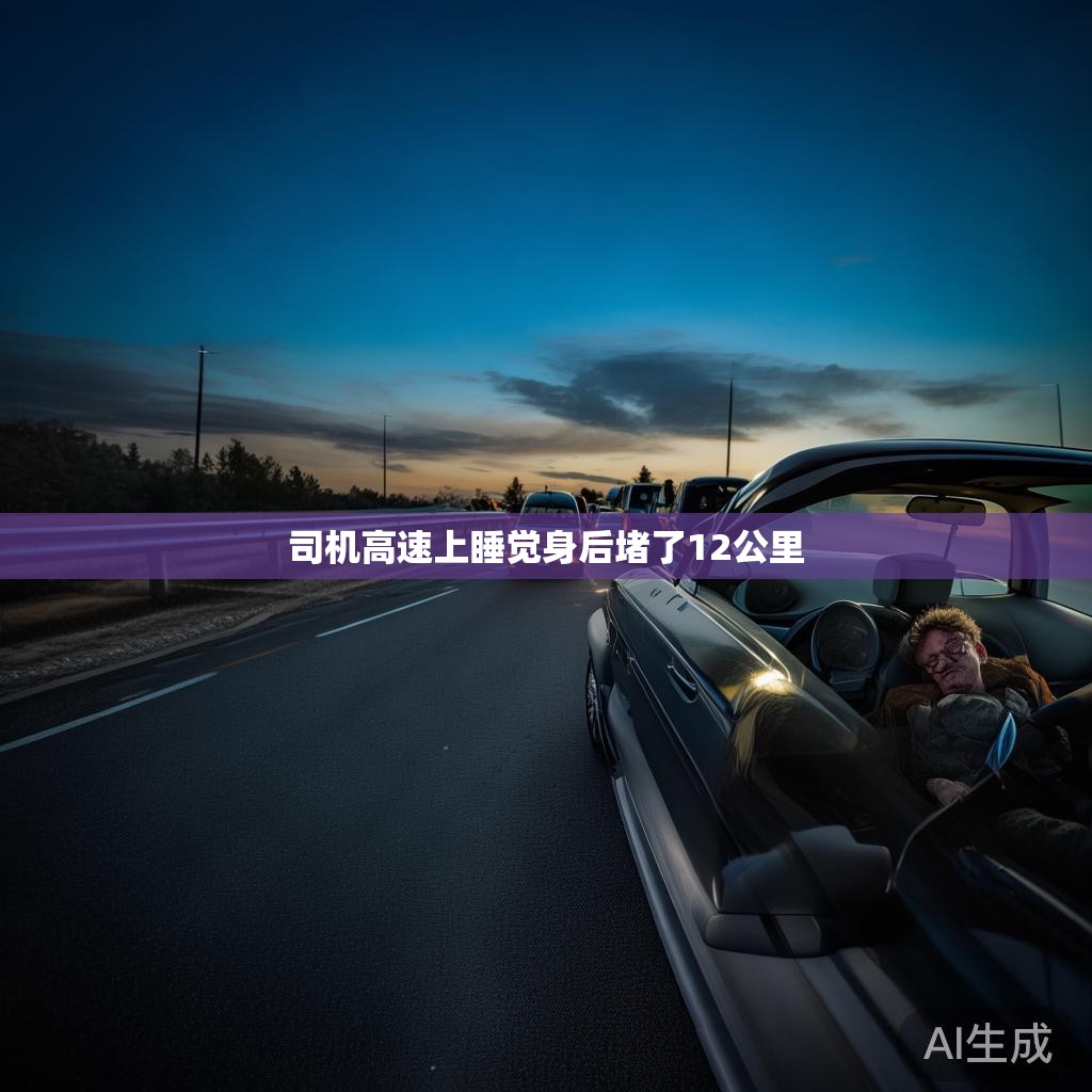 司机高速上睡觉身后堵了12公里