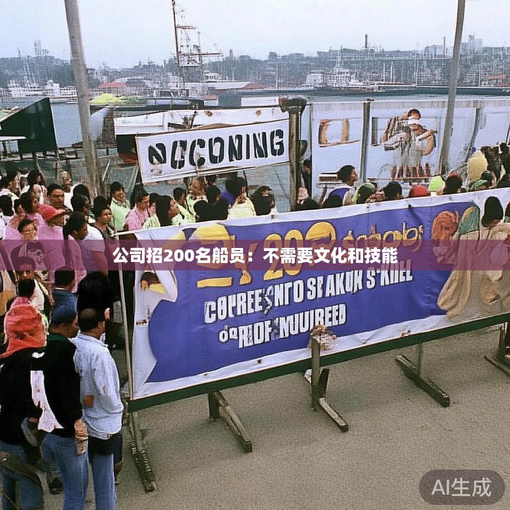 公司诚招船员，无文化和技能要求
