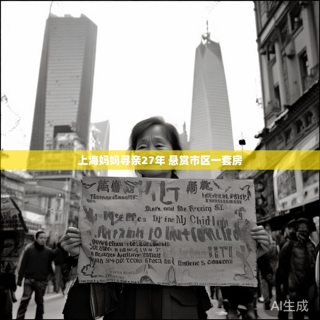 上海妈妈寻亲27年 悬赏市区一套房