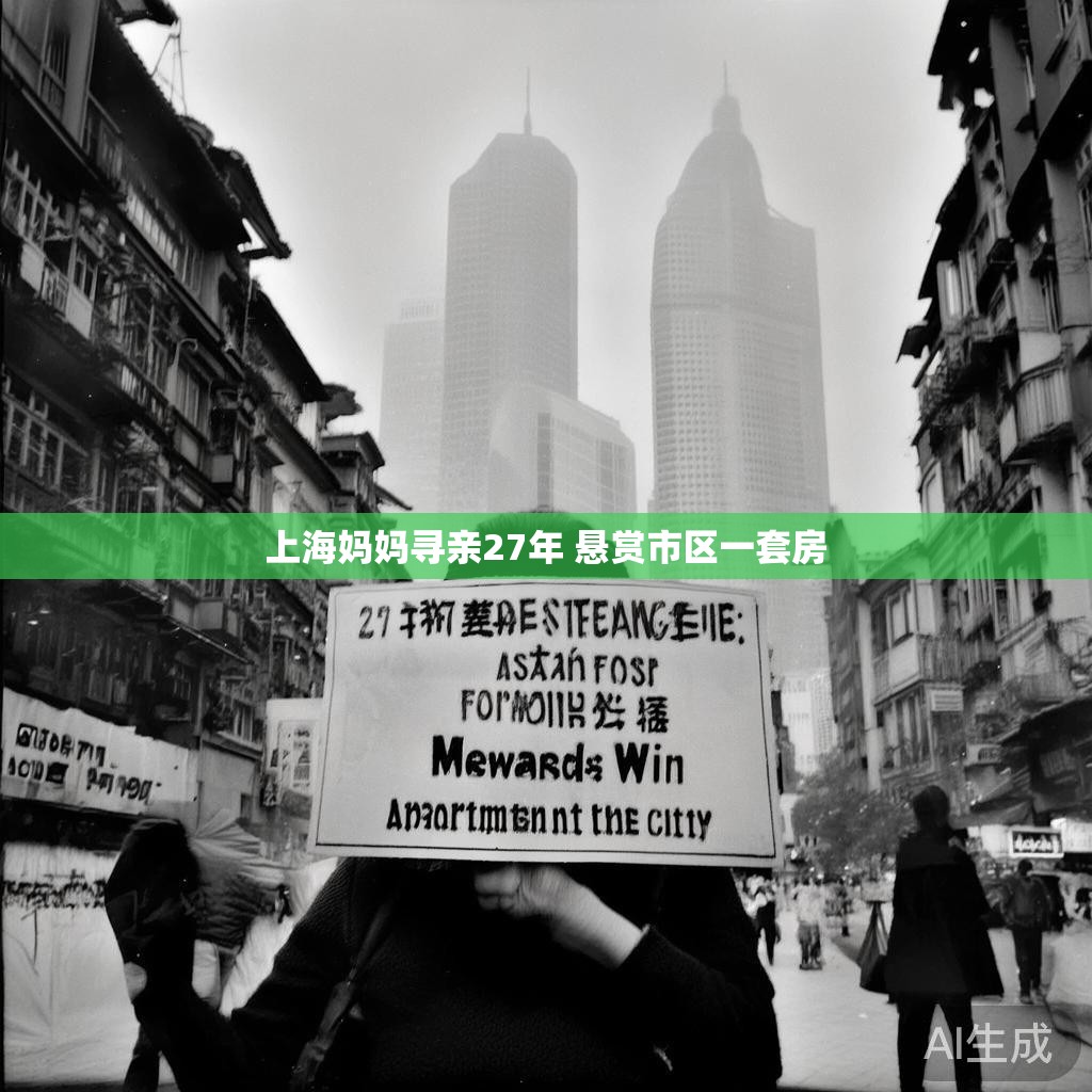上海妈妈寻亲27年 悬赏市区一套房